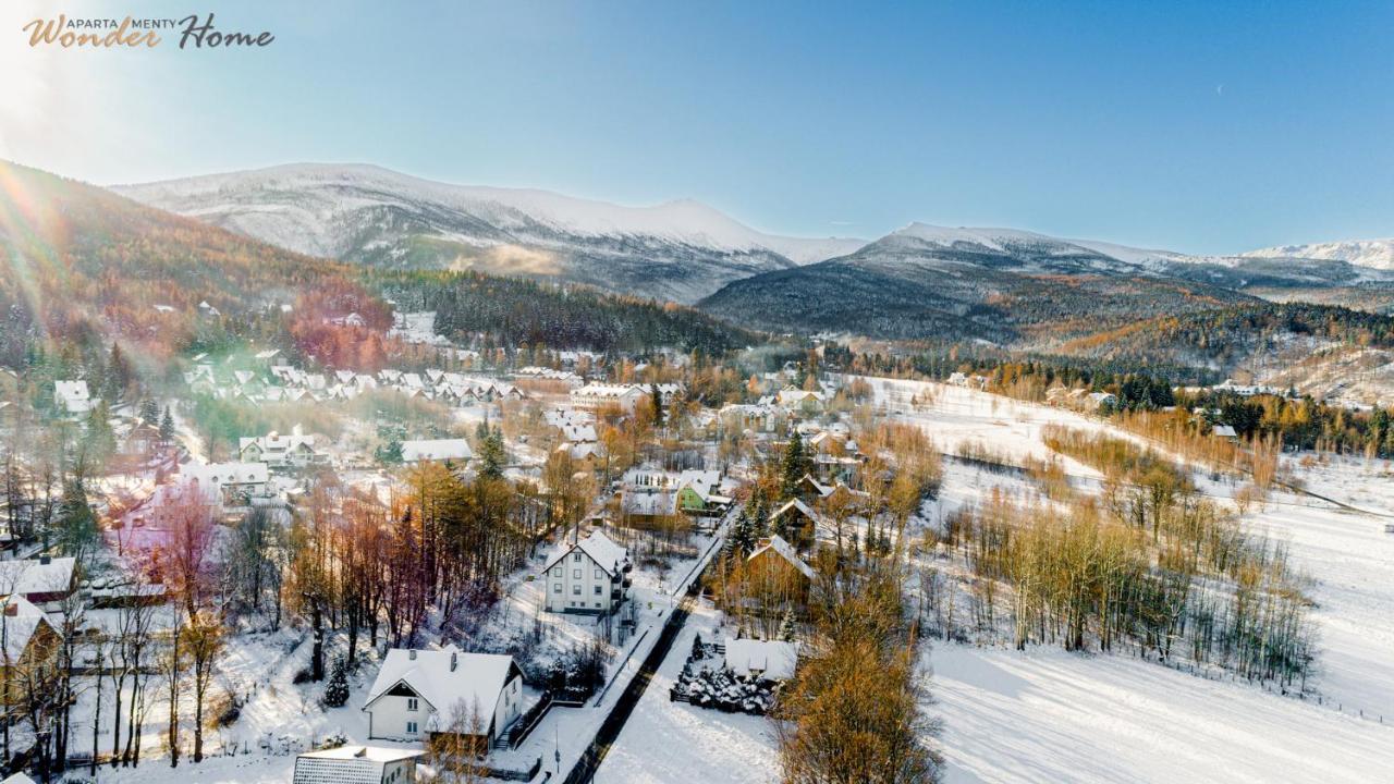 Wonder Home - Apartament Z Garazem, Ogrodkiem, Miejscem Na Grilla I Widokiem Na Karkonosze カルパッチ エクステリア 写真
